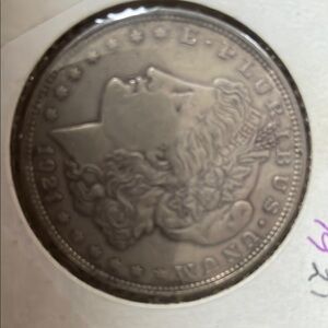 Silver Coin with Detailed Engraving